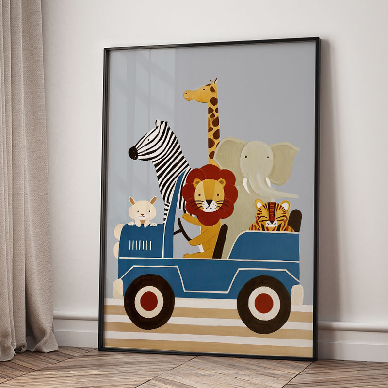 Funny Cartoon Animal Car Ballo - огляд і ціна Baby Nursery Room