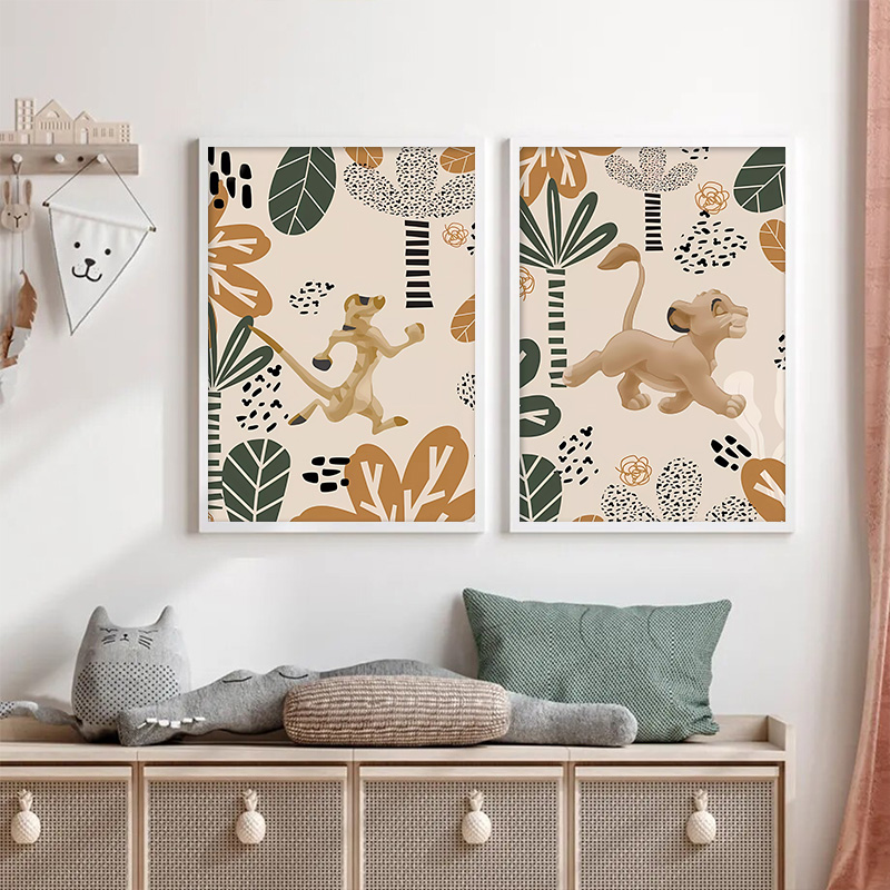 Kid Lion King Boho Posters and - огляд і ціна Baby Nursery Fabric