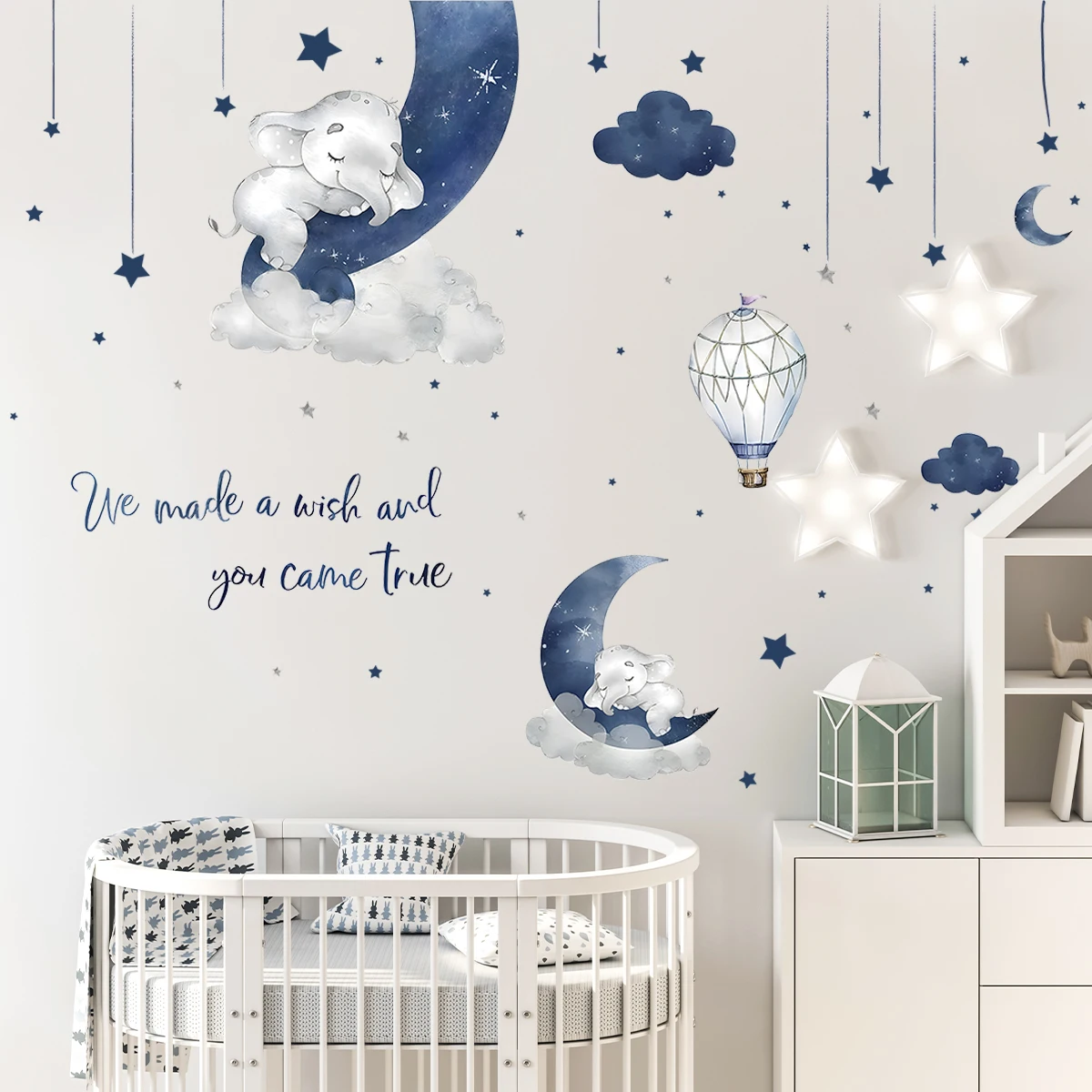1Pc Cartoon Animal Elephant Wa - огляд і ціна Baby Nursery Decor Boy