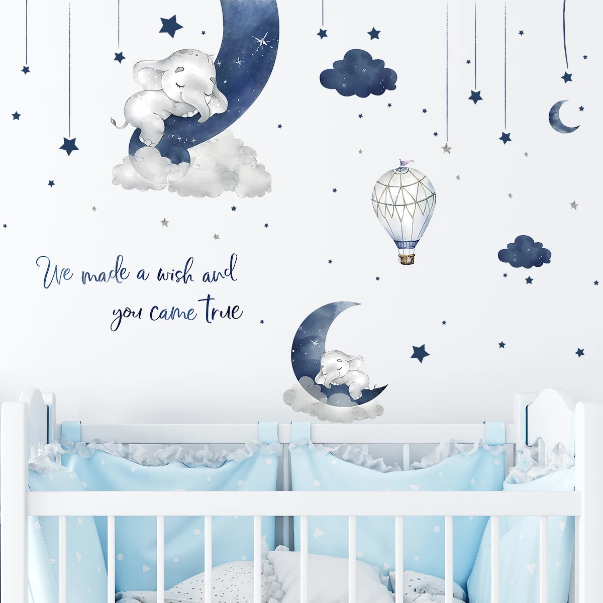 1Pc Cartoon Animal Elephant Wa - огляд і ціна Baby Nursery Decor Boy