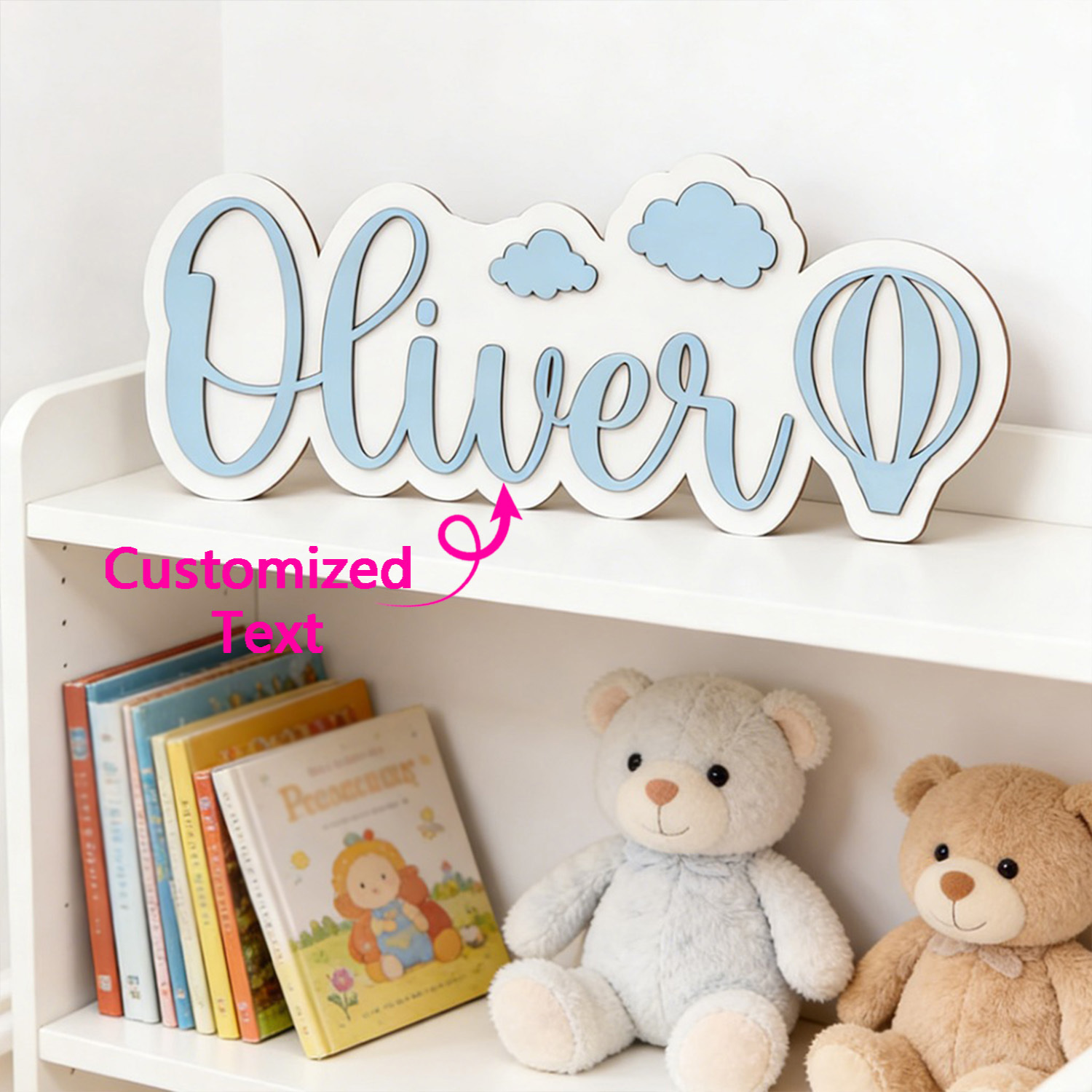 Personalized Hot Air Balloon & - огляд і ціна Baby Nursery Room