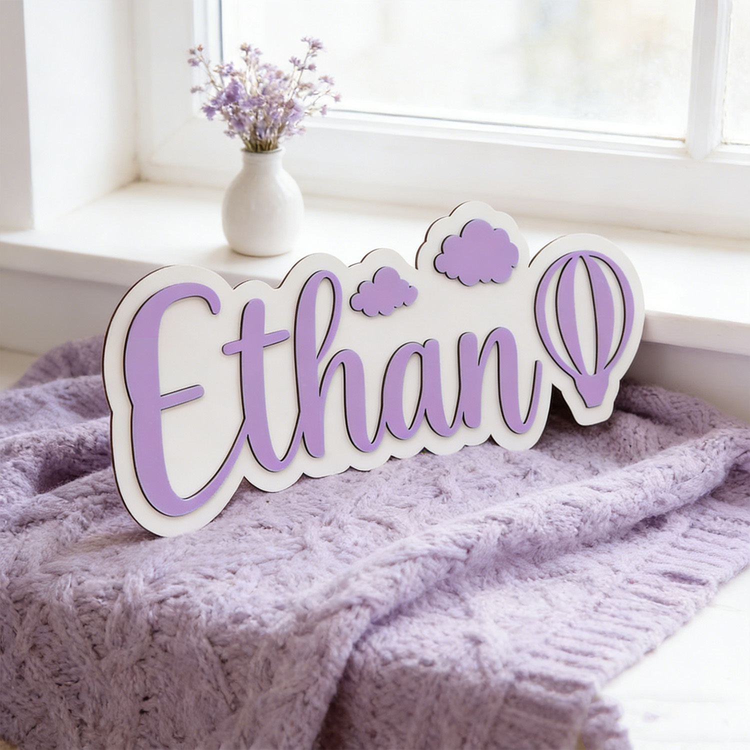 Personalized Hot Air Balloon & - огляд і ціна Baby Nursery Room