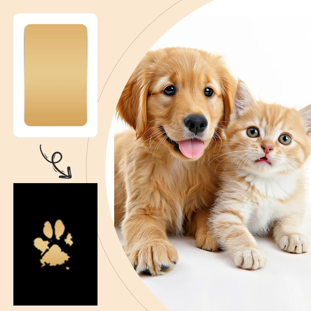 1/2PCS Pet Handprint Footprint - огляд і ціна Footprint Ink Kit
