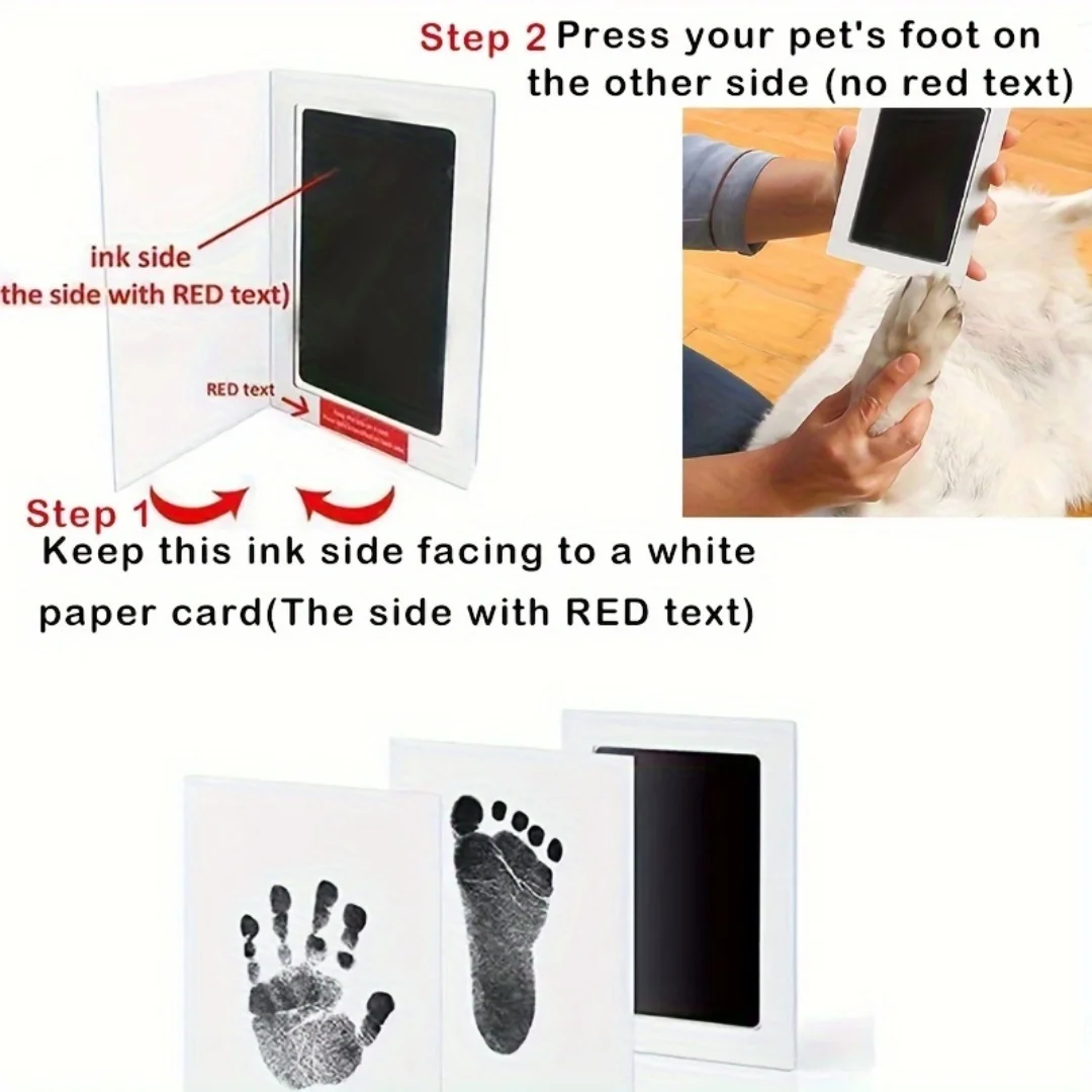 1/2PCS Pet Handprint Footprint - огляд і ціна Footprint Ink Kit
