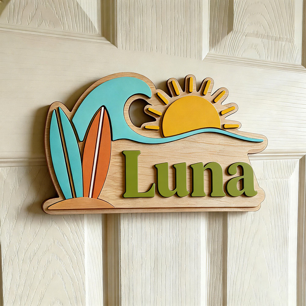 Custom Beach Wave Surfboard Su - огляд і ціна Baby Nursery Ocean