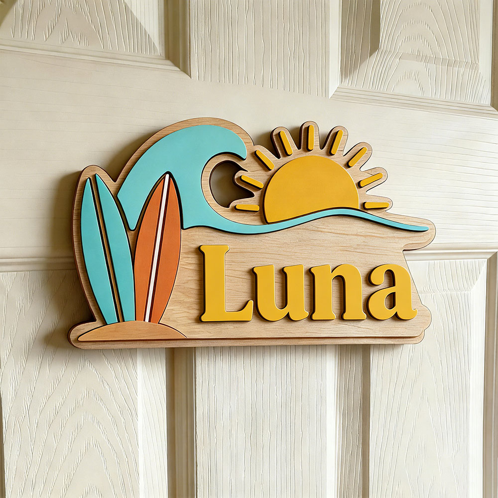 Custom Beach Wave Surfboard Su - огляд і ціна Baby Nursery Ocean