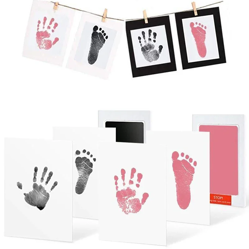 Safe Non-toxic Baby Footprints - огляд і ціна Footprint Ink Kit