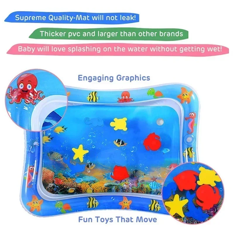 Baby Water Play Mat PVC Inflat - огляд і ціна Baby Nursery Cushion
