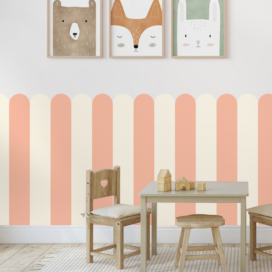 Multicolor Vertical Striped Ar - огляд і ціна Baby Nursery Room