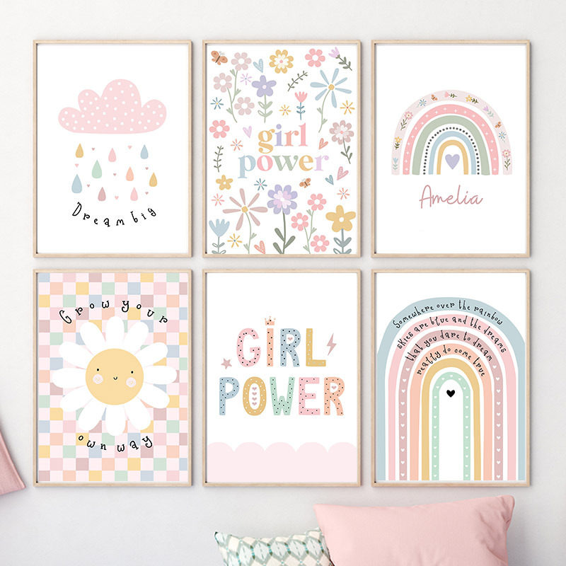 Sun Flower Rainbow Cloud Heart - огляд і ціна Baby Nursery Room