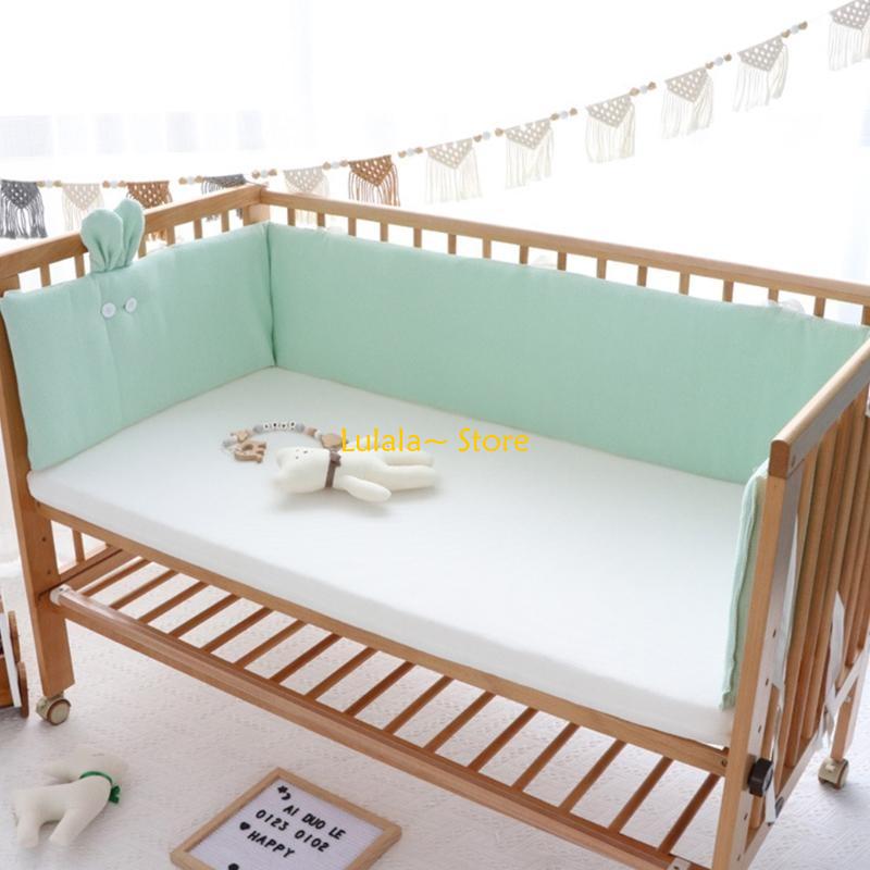 Y4QA 200x32cm Baby Cot Bumper  - огляд і ціна Baby Nursery Cushion