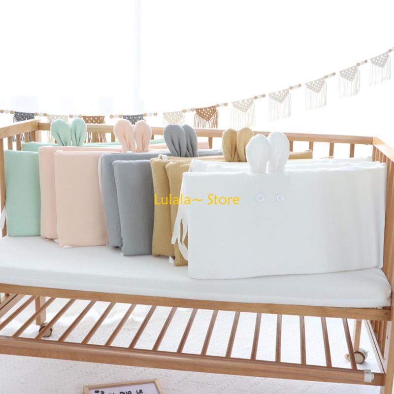Y4QA 200x32cm Baby Cot Bumper  - огляд і ціна Baby Nursery Cushion