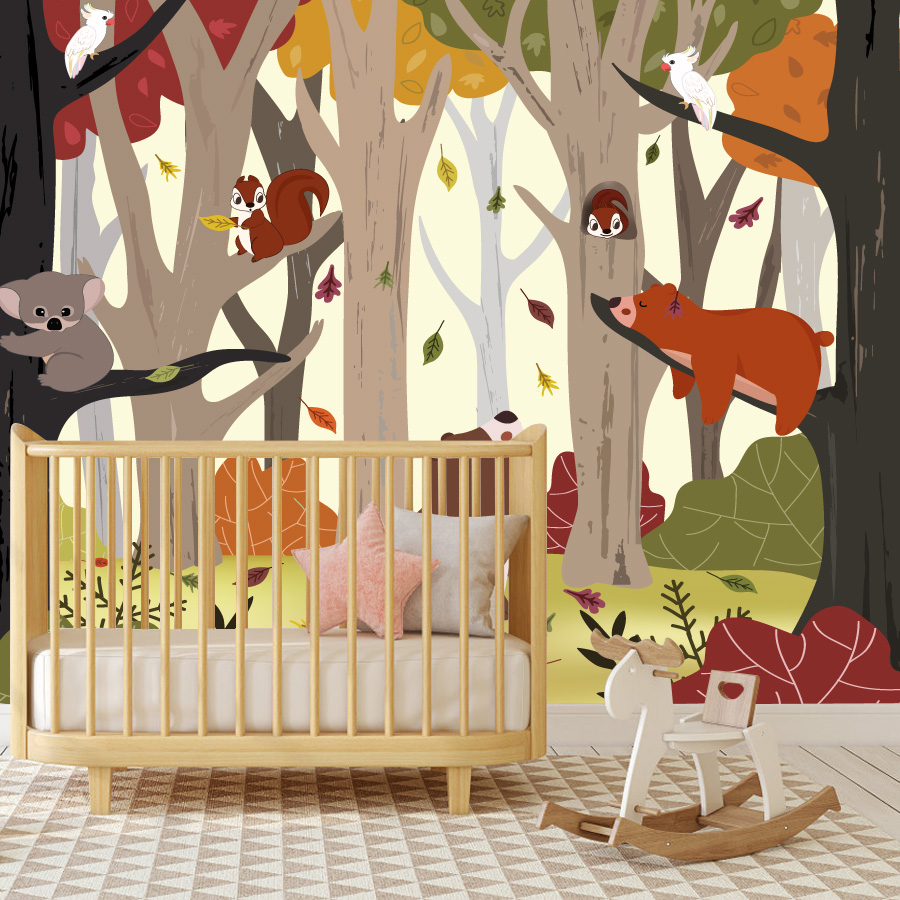 25+ Custom Peel and Stick Wall - огляд і ціна Baby Nursery Jungle Wallpaper